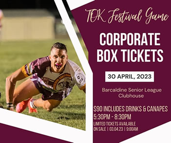 TOK Festival Game Corporate Box Tickets